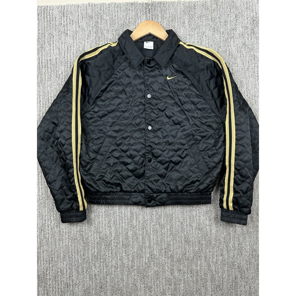 Nike Kids XL Diamond Quilted Puffer Jacket Snaps Pockets FV0319-010
